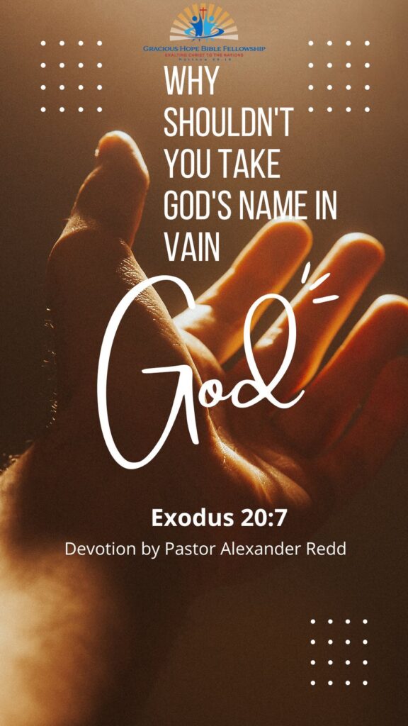 Artwork for the post “Why Shouldn't You Take God's Name in Vain”