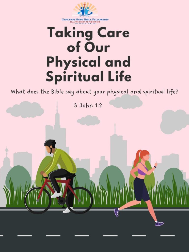 Artwork for the post “Taking Care of Our Physical and Spiritual Life”