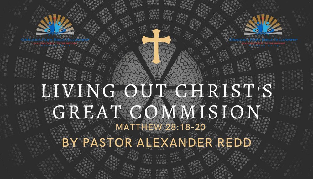 Artwork for the post “Living Out Christ's Great Commission”