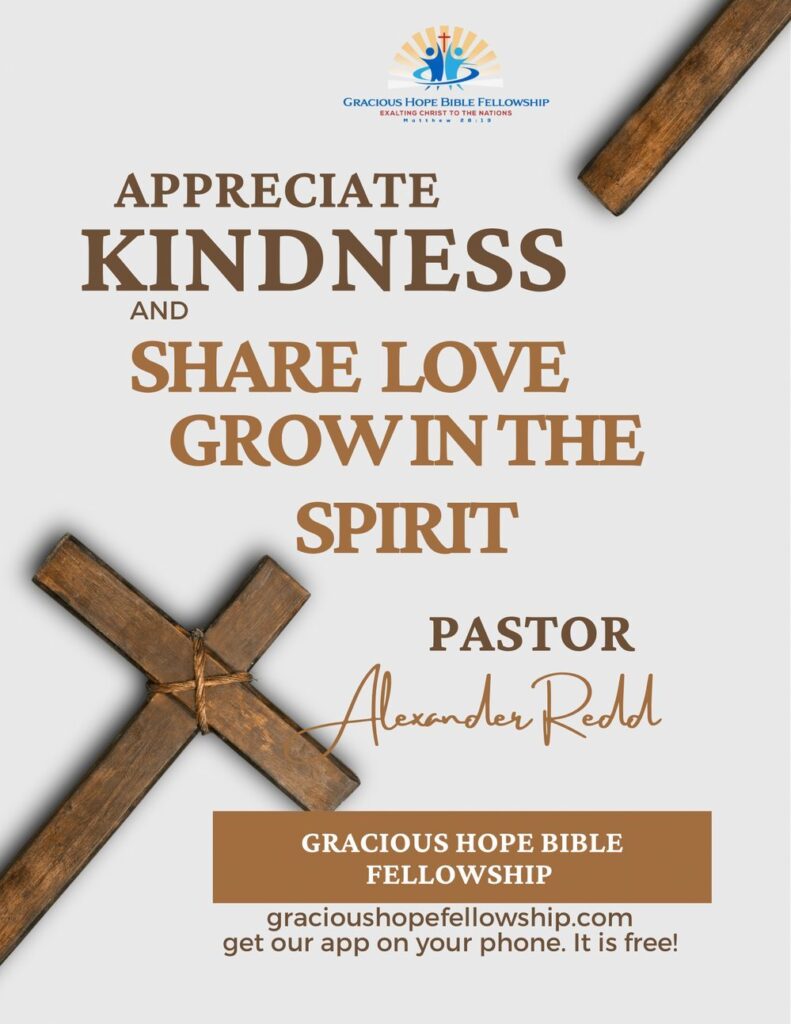 Artwork for the post “Appreciate Kindness and Share Love: Grow in the Spirit”