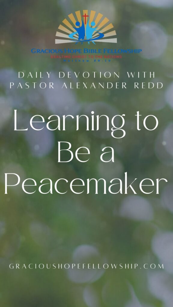 Artwork for the post “Learning to Be a Peacemaker”