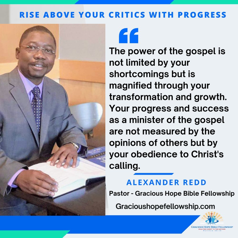 Artwork for the post “Rise Above Your Critics with Progress”