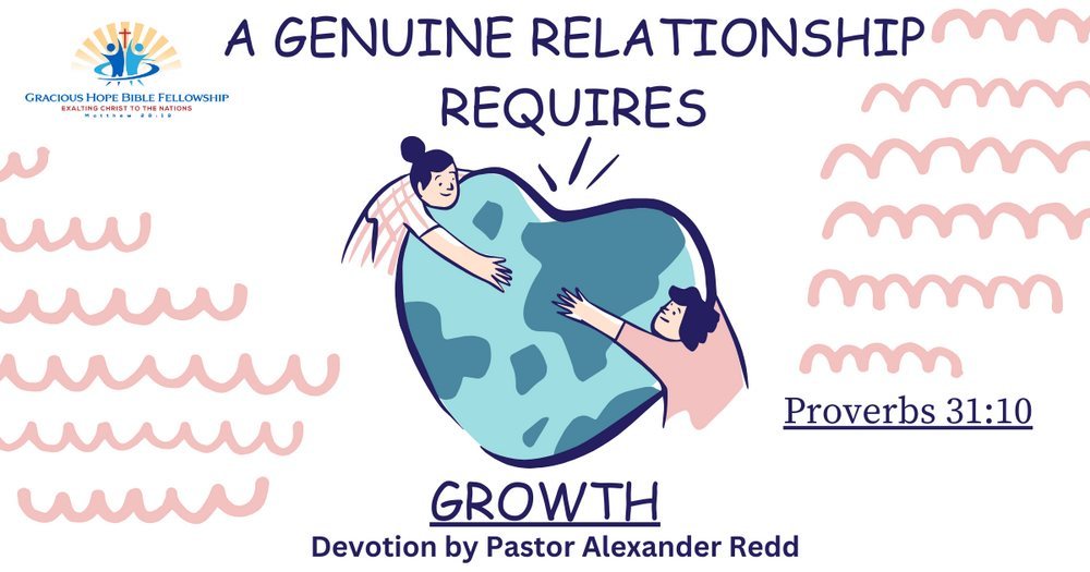 Artwork for the post “A Genuine Relationship Requires Growth”