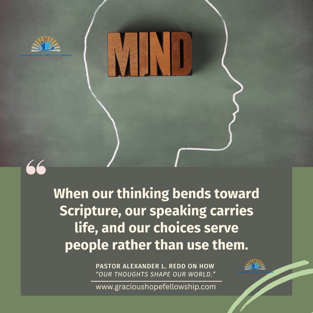Artwork for the post “Our Thoughts Shape Our World”