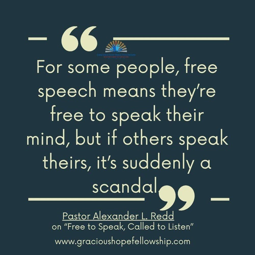 Artwork for the post “Free to Speak, Called to Listen”
