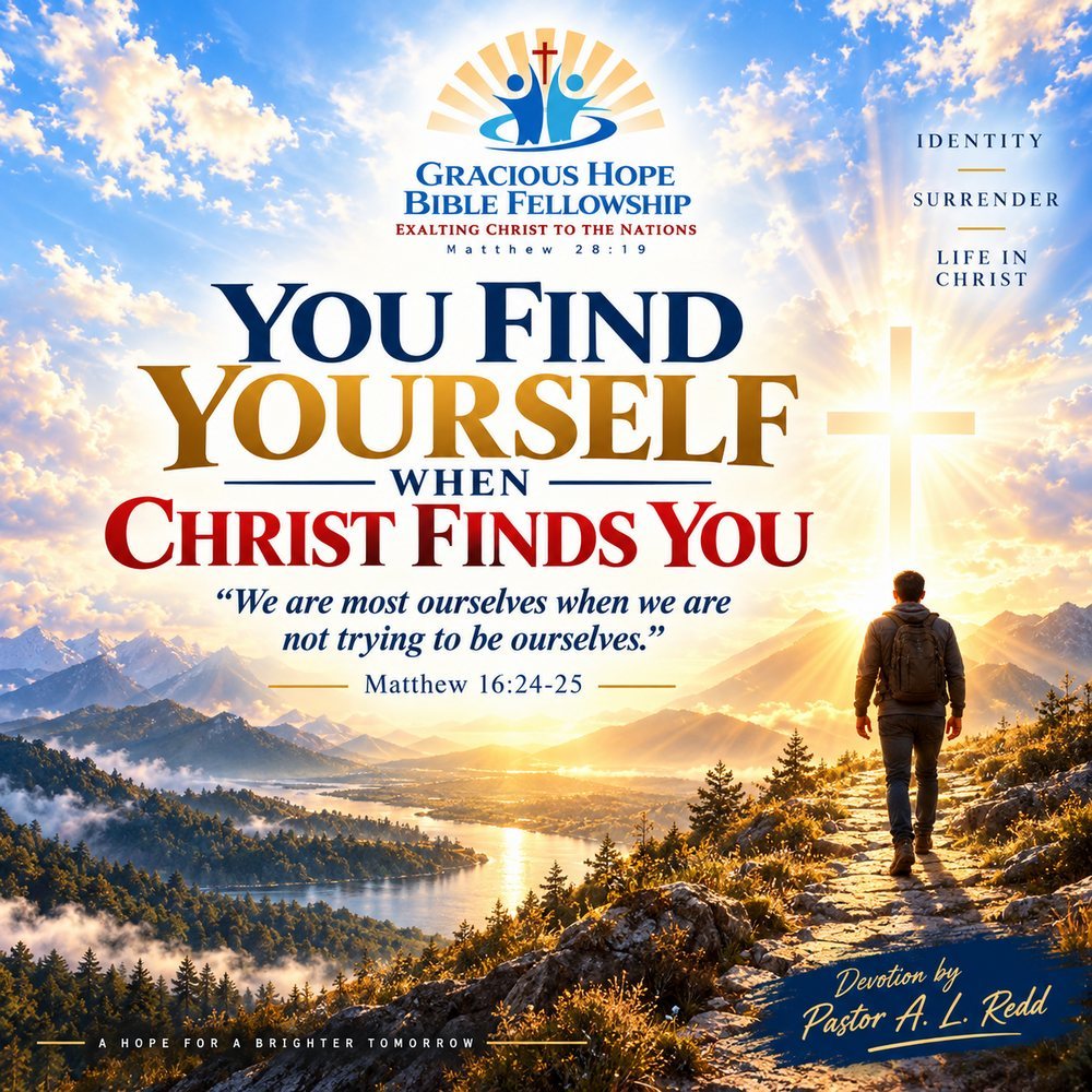 Artwork for the post “You Find Yourself When Christ Finds You”